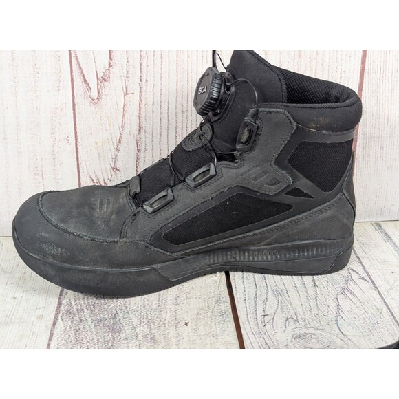 USED - Icon Patrol 3 WP CE Mens Size 10 - Waterproof Motorcycle Boots - Black main image 7